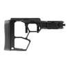 MDT Skeleton Rifle Stock offers adjustable Length of Pull and cheek rest for optimal comfort, ensuring compatibility with MDT bolt handles for seamless operation.